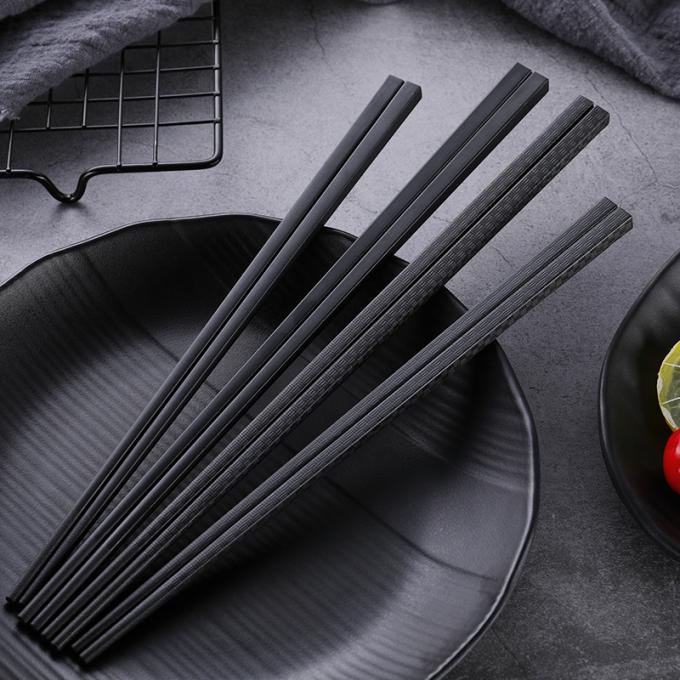 非スリップの寿司の食糧棒は再使用可能な棒のGoldageの箸の中国のギフトを肋骨で補強します 0
