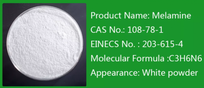 ボール紙99.8%のメラミン水晶粉の産業等級CAS 9003-08-1 0