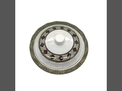 カスタマイズされた花のステッカー30%メラミンおよび100%のMealmineテーブルウェア