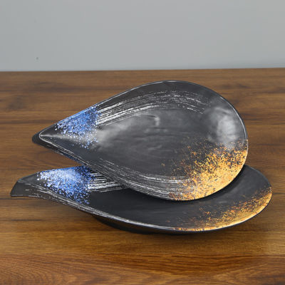 良い価格 エキゾチックな100%のメラミン版水低下の版の花の形の版の三角形は形づいた オンライン