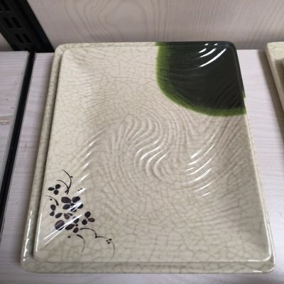 良い価格 レストランのための白いOEMのメラミン長方形の版 オンライン