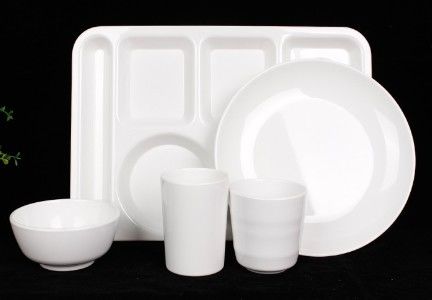 良い価格 オーダーメイド 白色 メラミンのテーブルウェア ラメン用の大きなプラスチックキッチン 提供ボウル オンライン