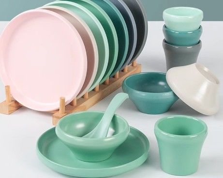 良い価格 メラミンの食器のパーソナライズされたサービス オーダーメイドデザインと色を設定します オンライン
