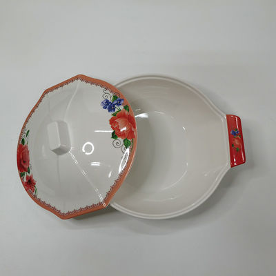 メラミンの鋳造複合粉末 カスタマイズされたMMC ホワイト メラミンの食器セット 無毒な耐水性