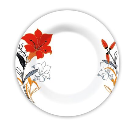 高解像度 防水 耐着用 水印 プレート メラミンの食器用