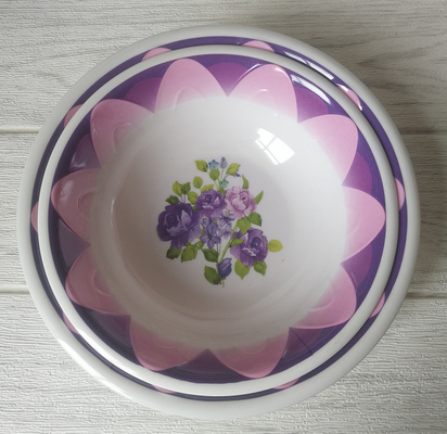 良い価格 高い等級の100%のメラミン ディナー用大皿の花の設計 オンライン